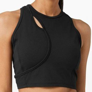 Lululemon Aligned Angles Tank Size 4, Black